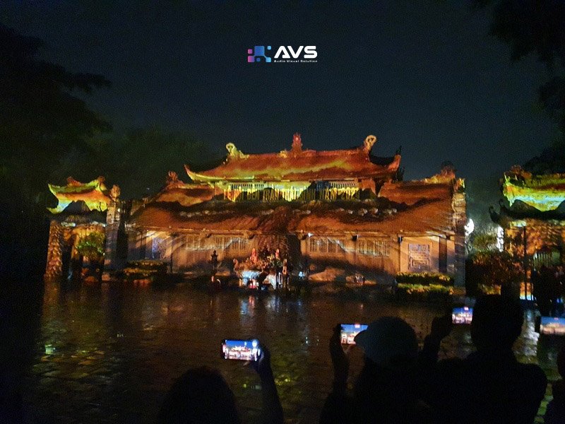 3D Mapping Projection Tại Khai Hội Đền Trần Thái Bình 2024
