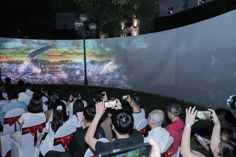 Tranh Panorama “Chiến dịch Điện Biên Phủ” Trình Chiếu Bằng 3D Mapping