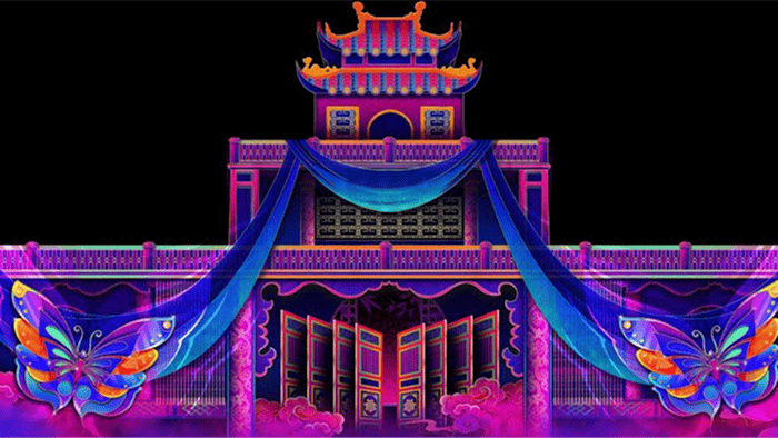 Mapping facade lễ khai trương